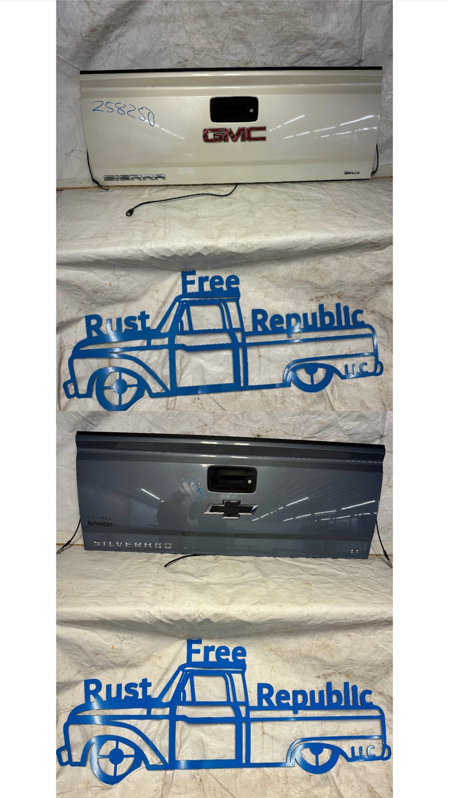 2015–2019 GMC/Chevy Silverado Tailgates – Rust-Free